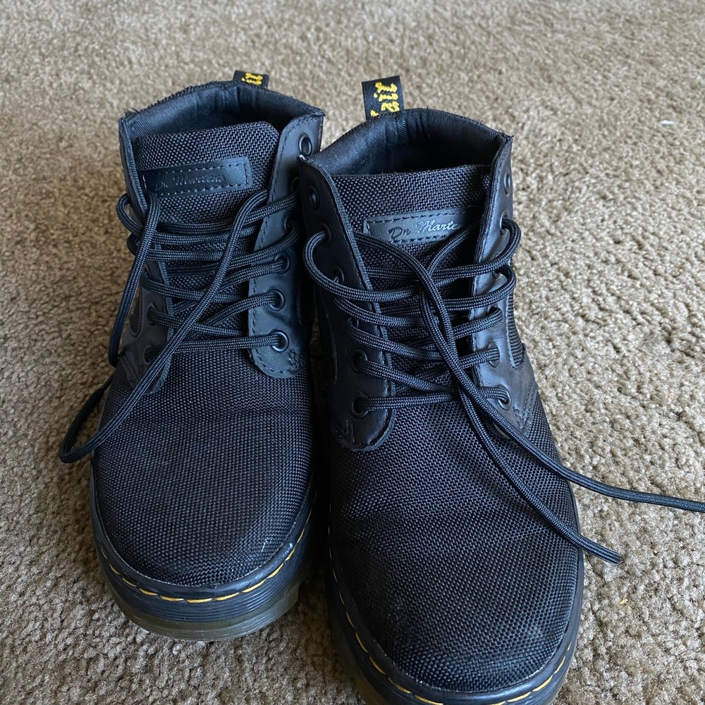 Dr. Martens Black AirWair with Bouncing Soles Ankle Boots